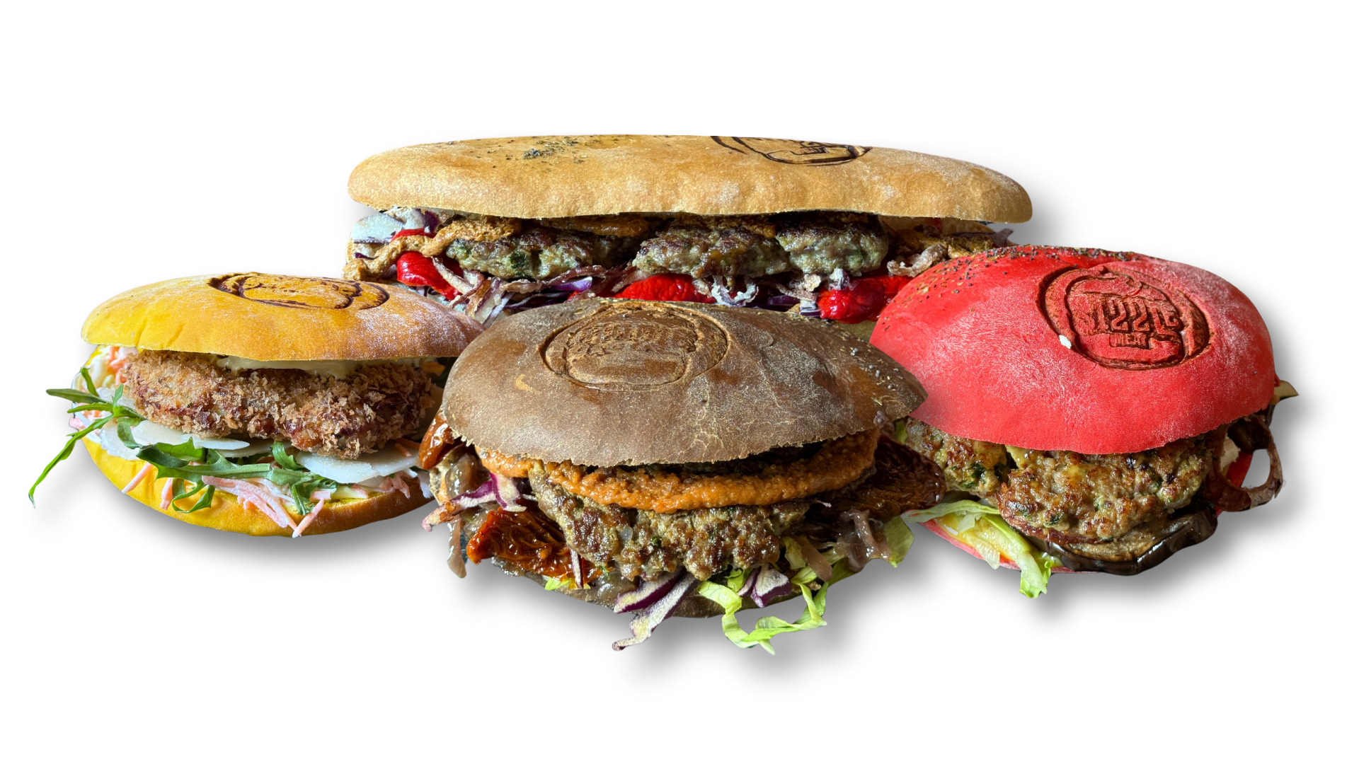 Burgers hero section ombre